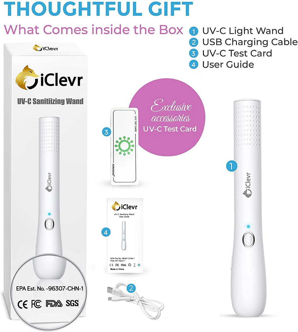 UV-C Light Sanitizer Wand Pack of 2 I124967