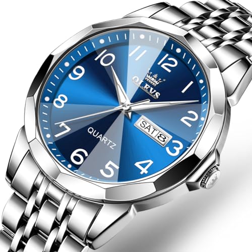 Stainless Steel Analog Quartz Date Luminous Wrist Watch H143070