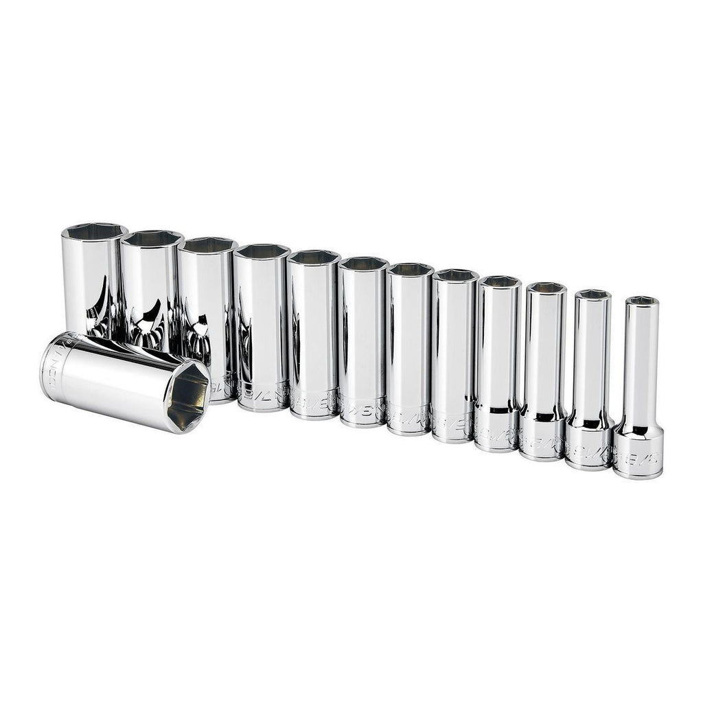1/2 in. Drive SAE Deep Socket Set, 13-Piece X69485