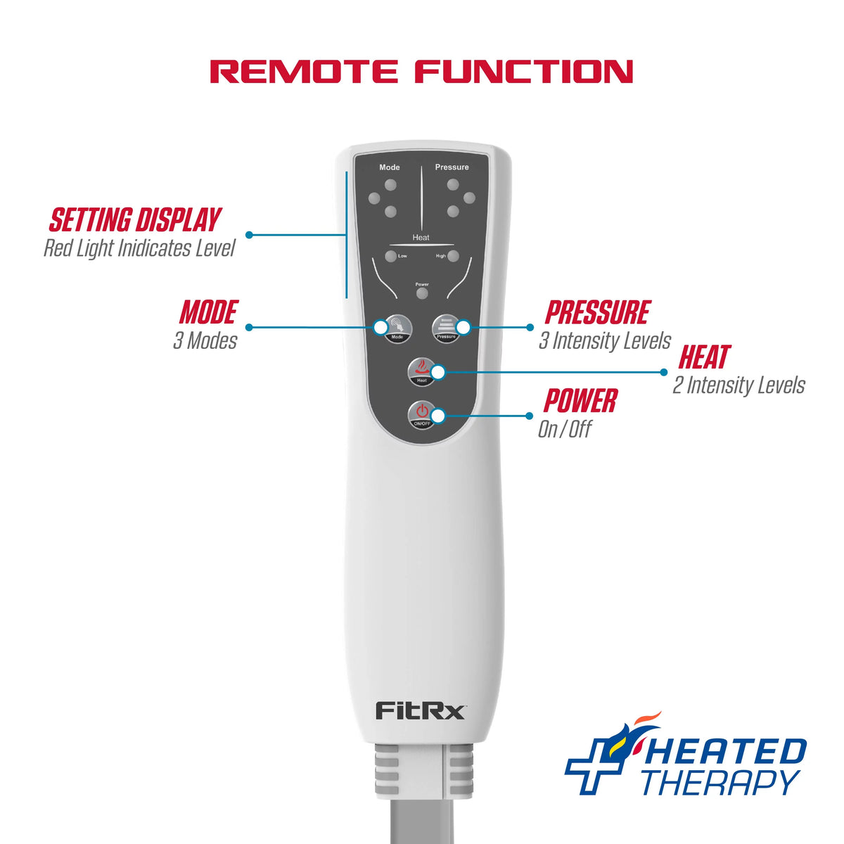Heated Compression Leg and Foot Massager F482
