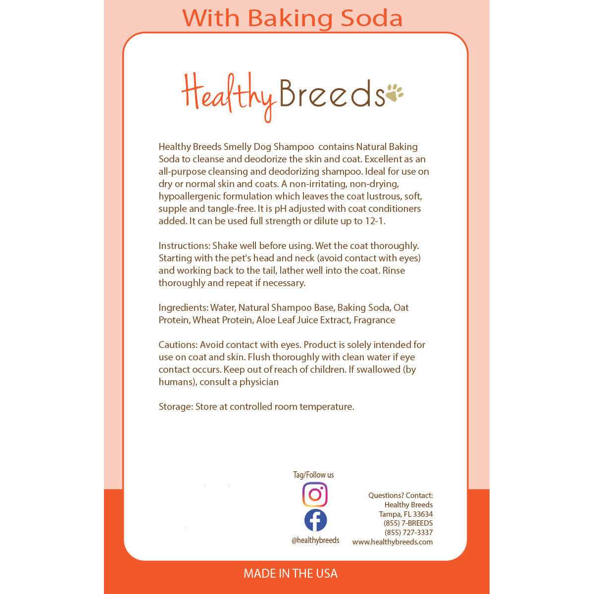 Baking Soda Dog Shampoo K48397