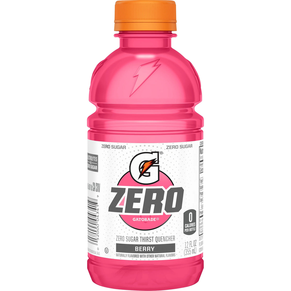 G Zero Sugar Sports Drink, 12 oz, 24 Pack Bottles X42897