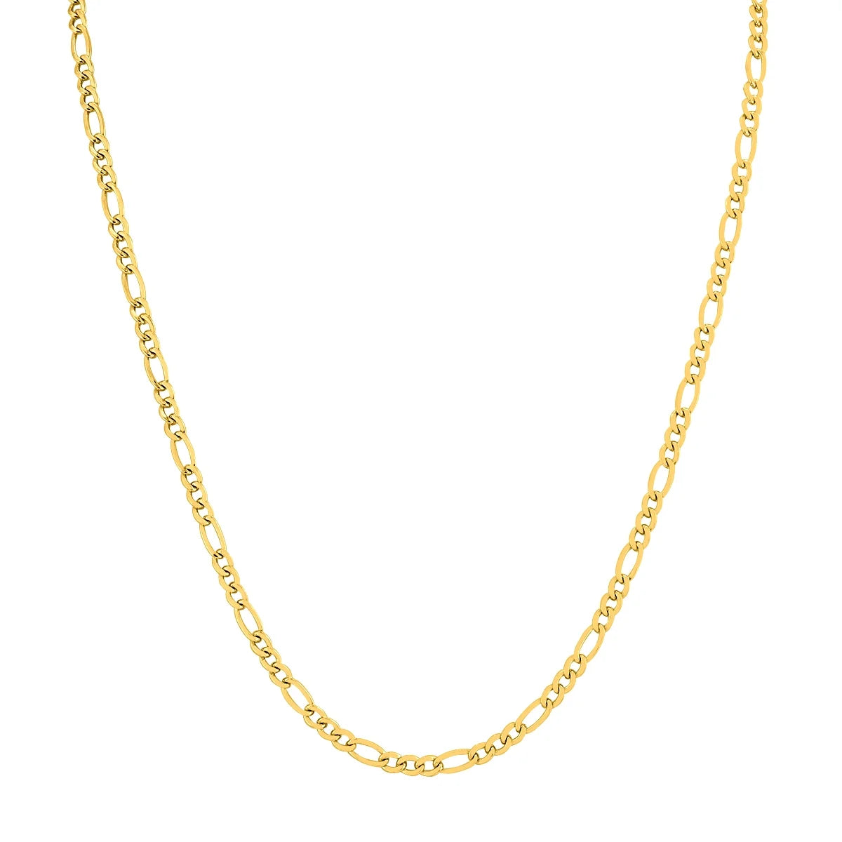 18 Inch 14K Yellow Gold Filled Figaro Chain with Lobster Clasp P835