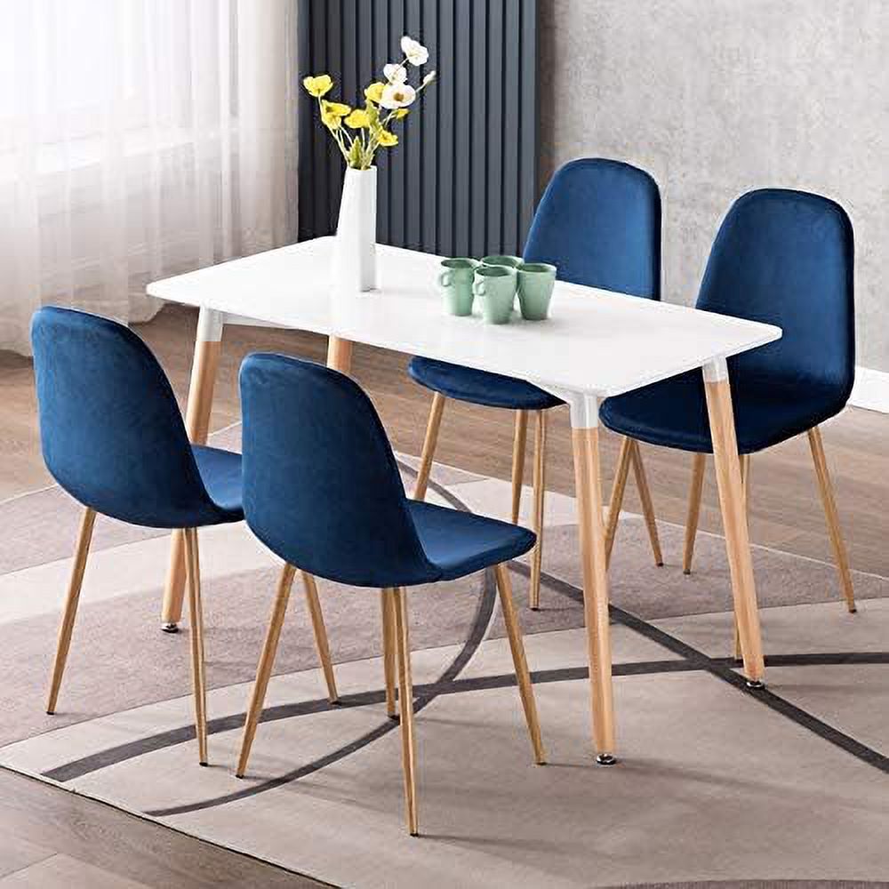 Mid Century Modern Dining Chairs with Metal Legs B966