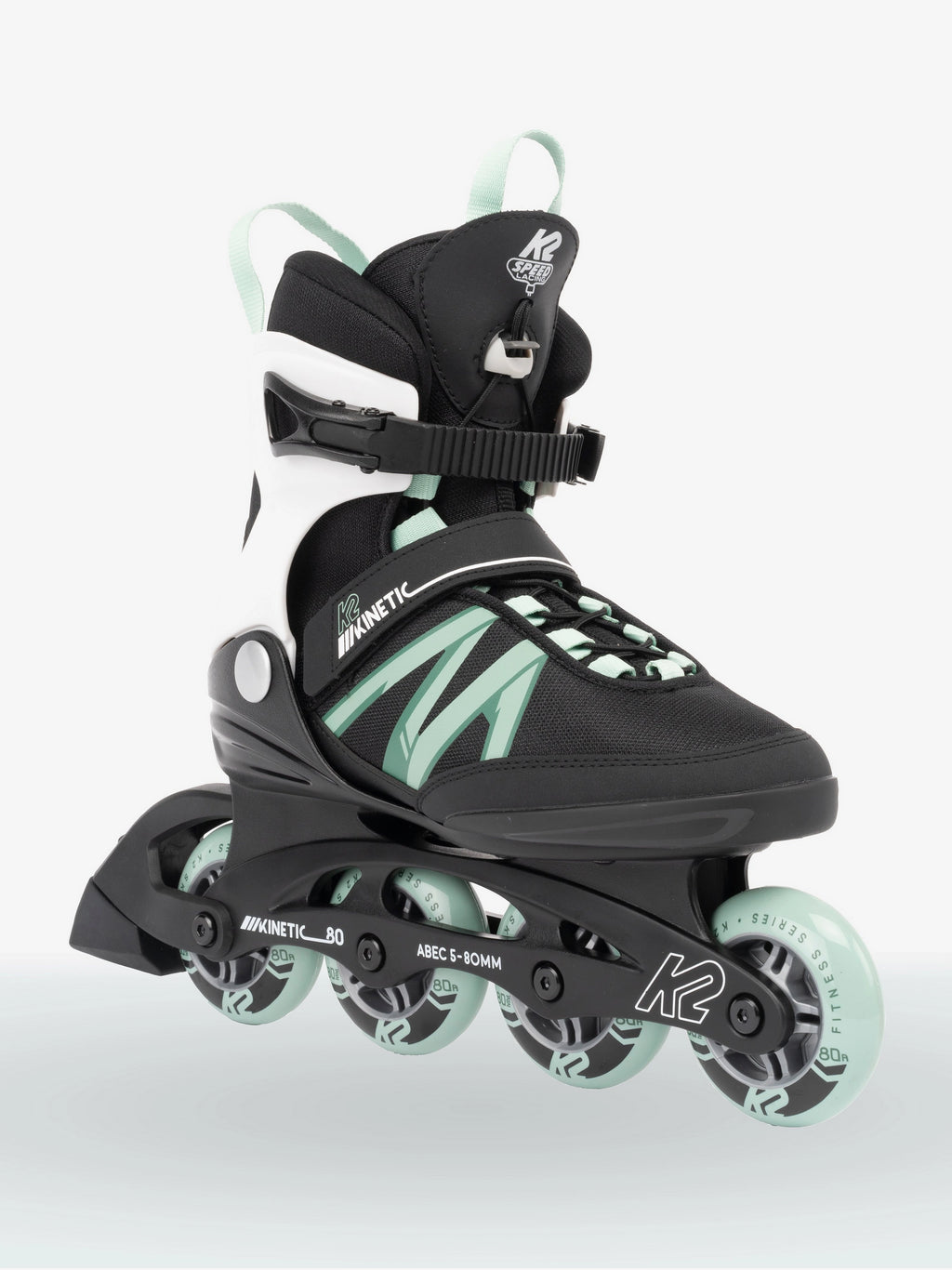 Women's Kinetic 80 Pro Inline Skates Black Sage Size 11 US 44.5 EU J410343