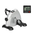 White Under Desk Exercise Pedal Bike with LCD Screen B4453