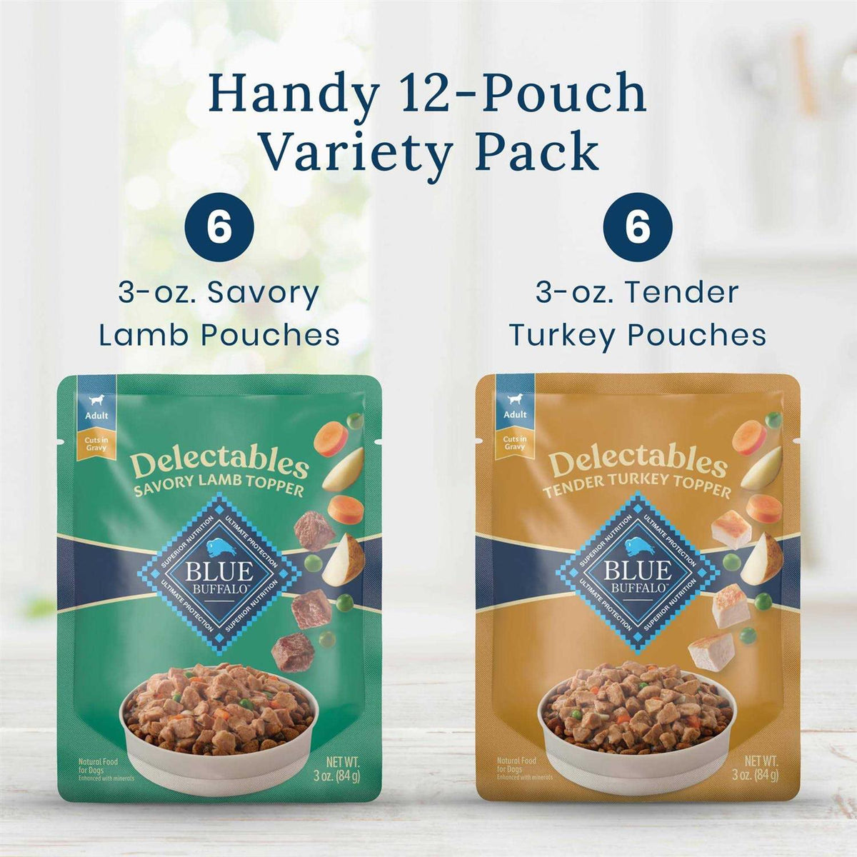 Natural Wet Dog Food Topper Variety Pack N841387