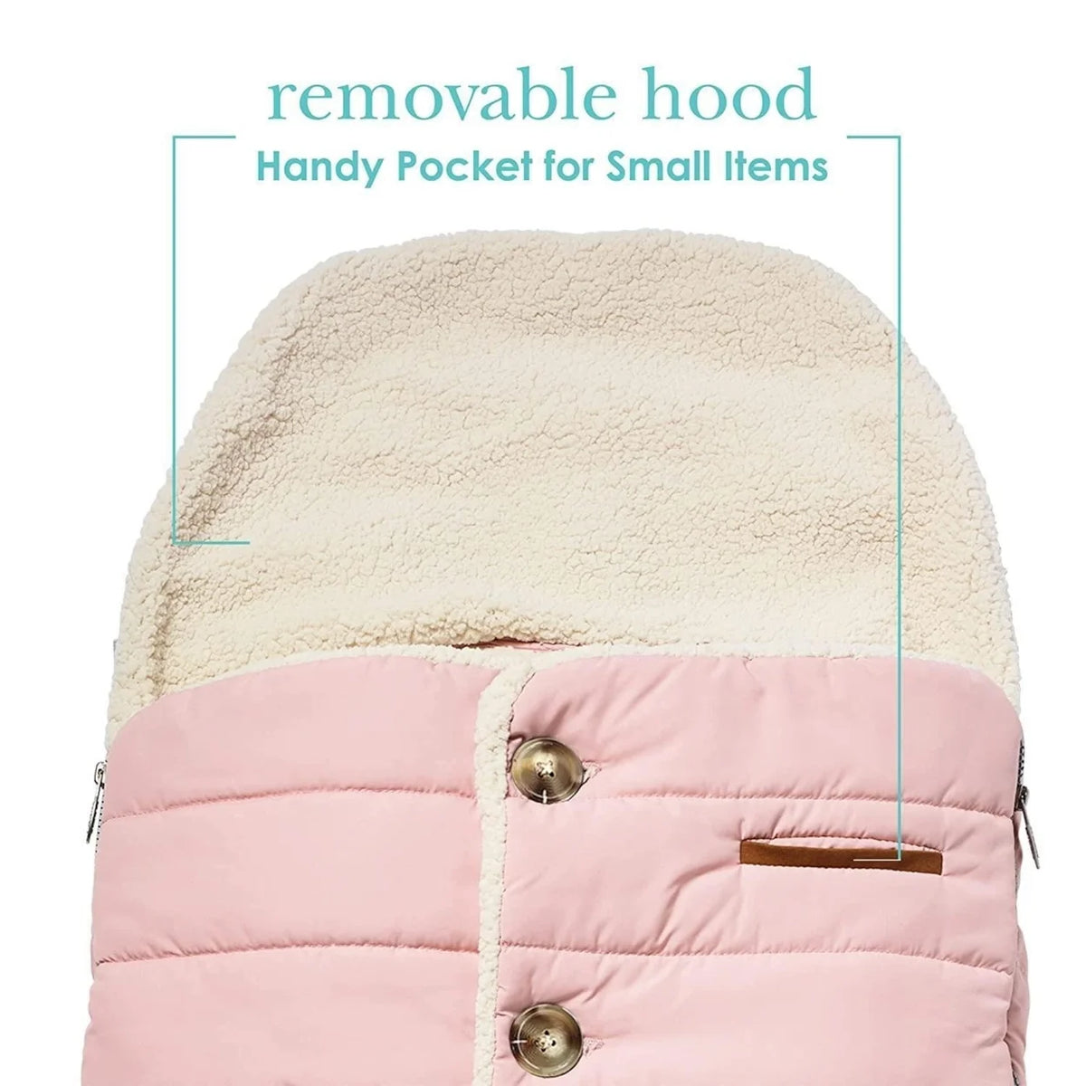 Pink Toddler Bunting Bag U8596