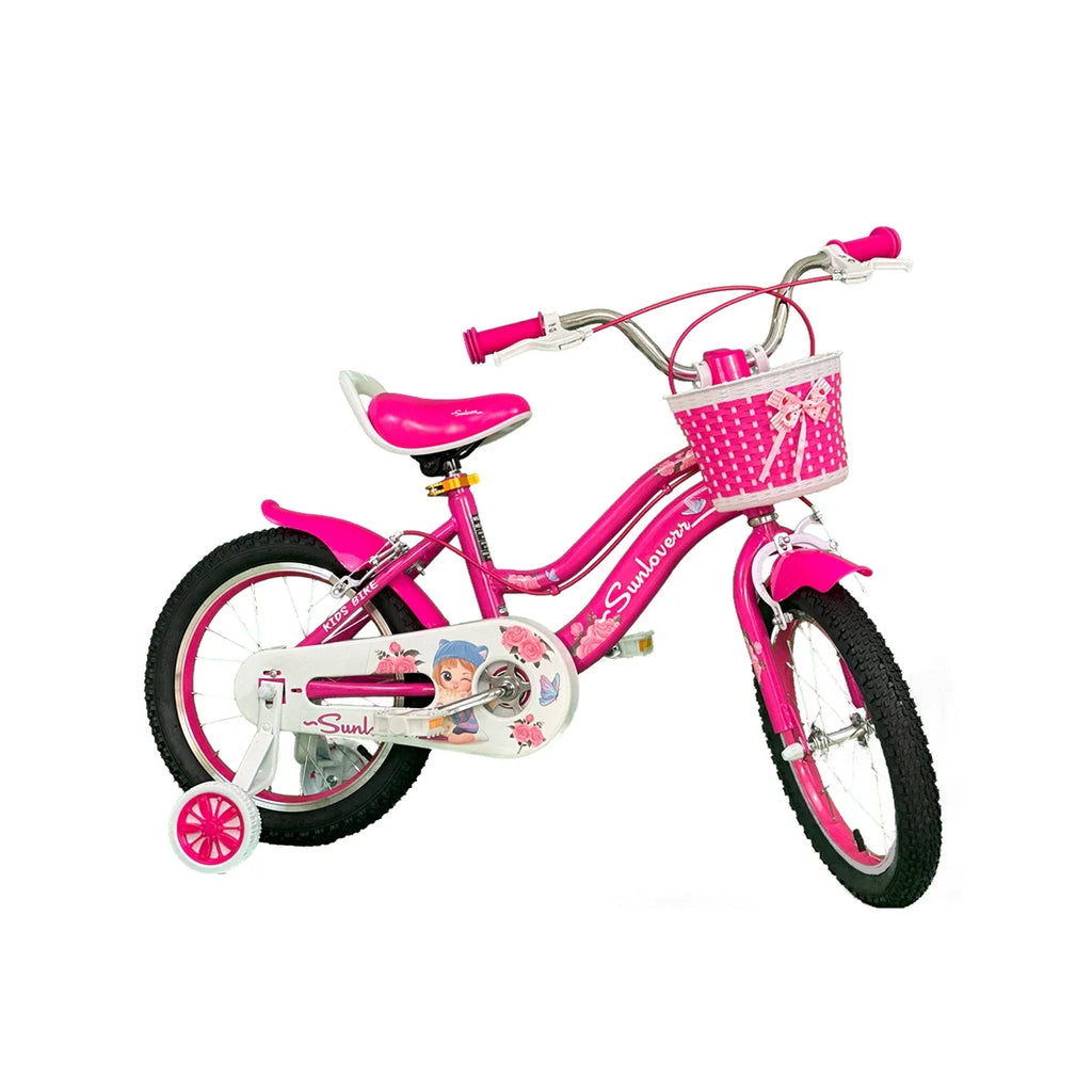 12 Inch Kids Bike with Training Wheels & Basket F761103