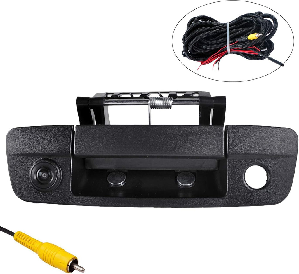 Black Tailgate Backup Reverse Handle with Camera L196
