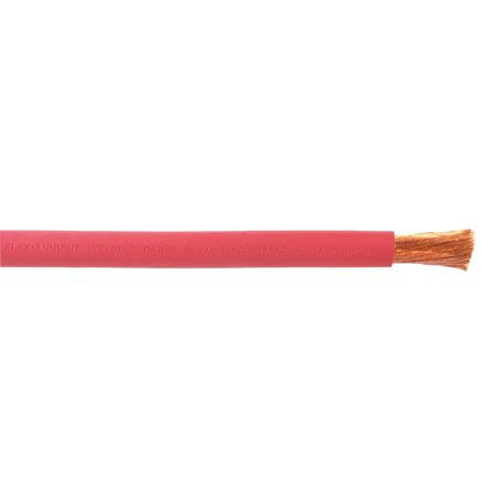 #4 Gauge AWG Welding Battery Cable Red 600 V 30 Feet I45051
