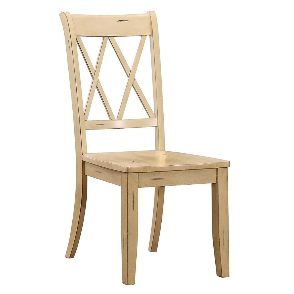 Pine Veneer Side Chair Set of 2 I8455