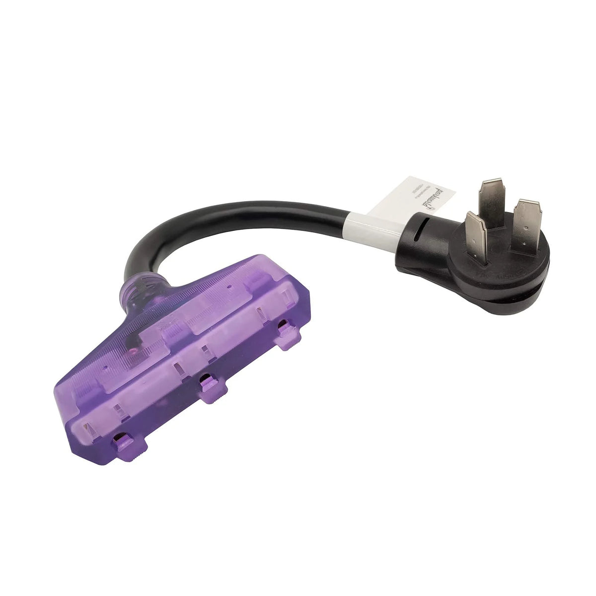 Range Adapter Cord, 10-50P Male to (3) 5-15R Female Tri Outlet, 125V, 14 inch R3317
