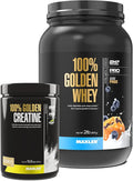 100% Golden Whey Blueberry Muffin 2 lb & 100% Golden Creatine Unflavored 10.6 oz U850529