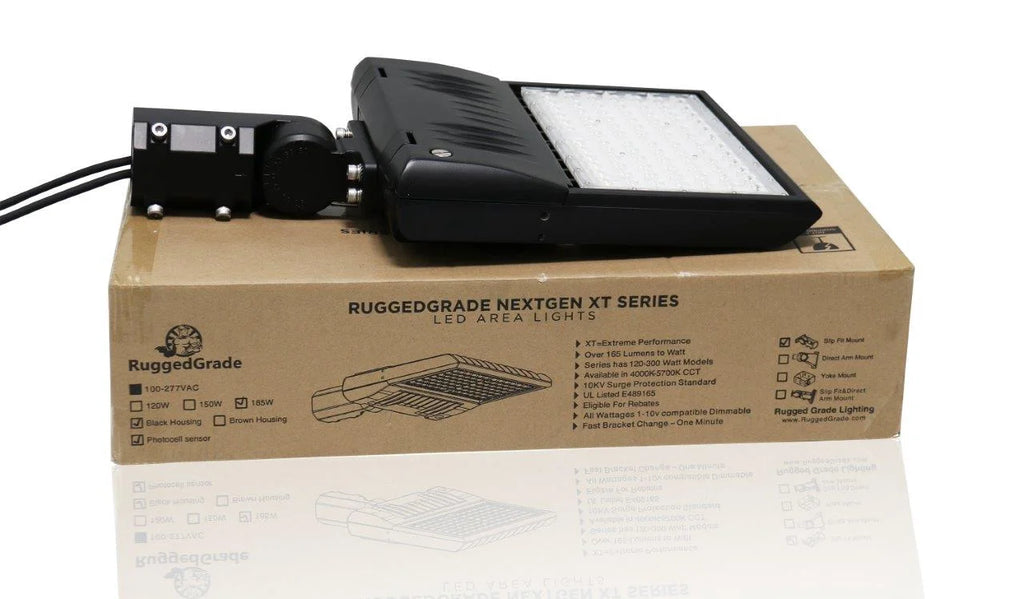 5000K LED Parking Lot Light with Photocell T586