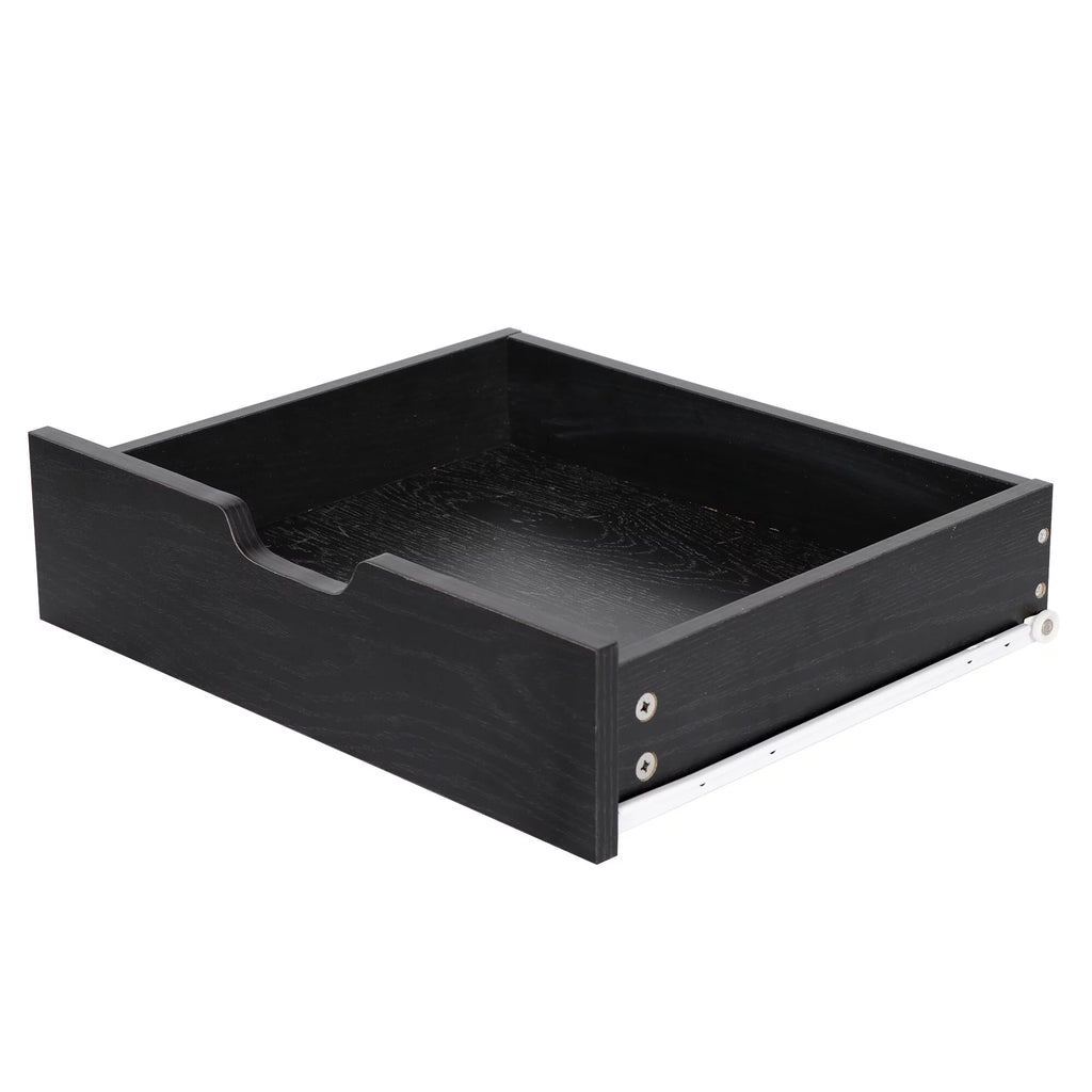 Black 5 Drawer Desk Cabinet with Casters Y985607