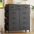 12 Drawer Fabric Dresser T2696