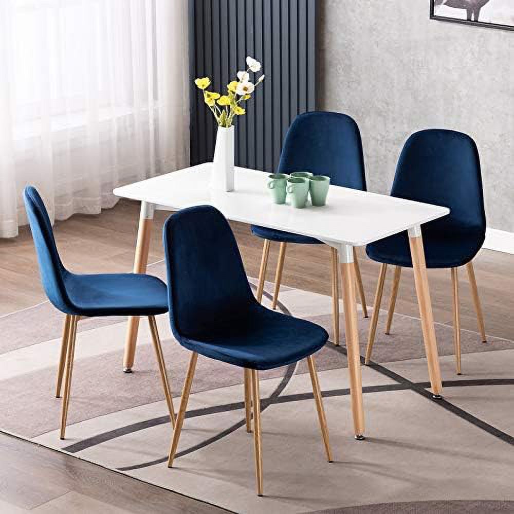 Mid Century Modern Dining Chairs with Metal Legs B966