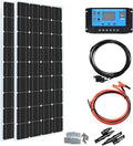200 Watt 12Volt Moncrystalline Solar Panel Kit with 20A Charge Controller and Mounting Brackets C193