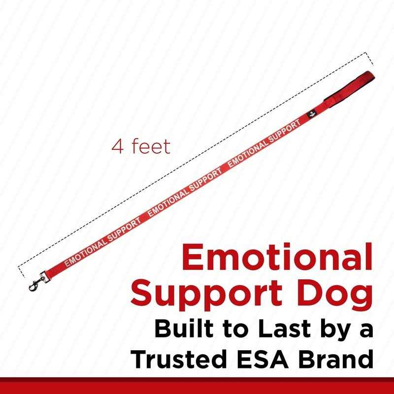 Emotional Support Dog Leash Wrap with Neoprene Handle V9113