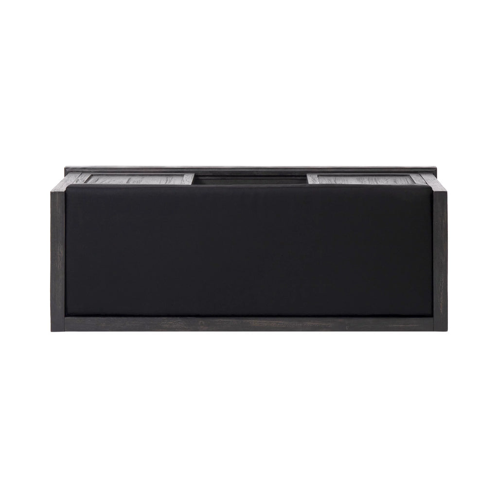 Acacia Wood Storage Bench with Cushion C85504
