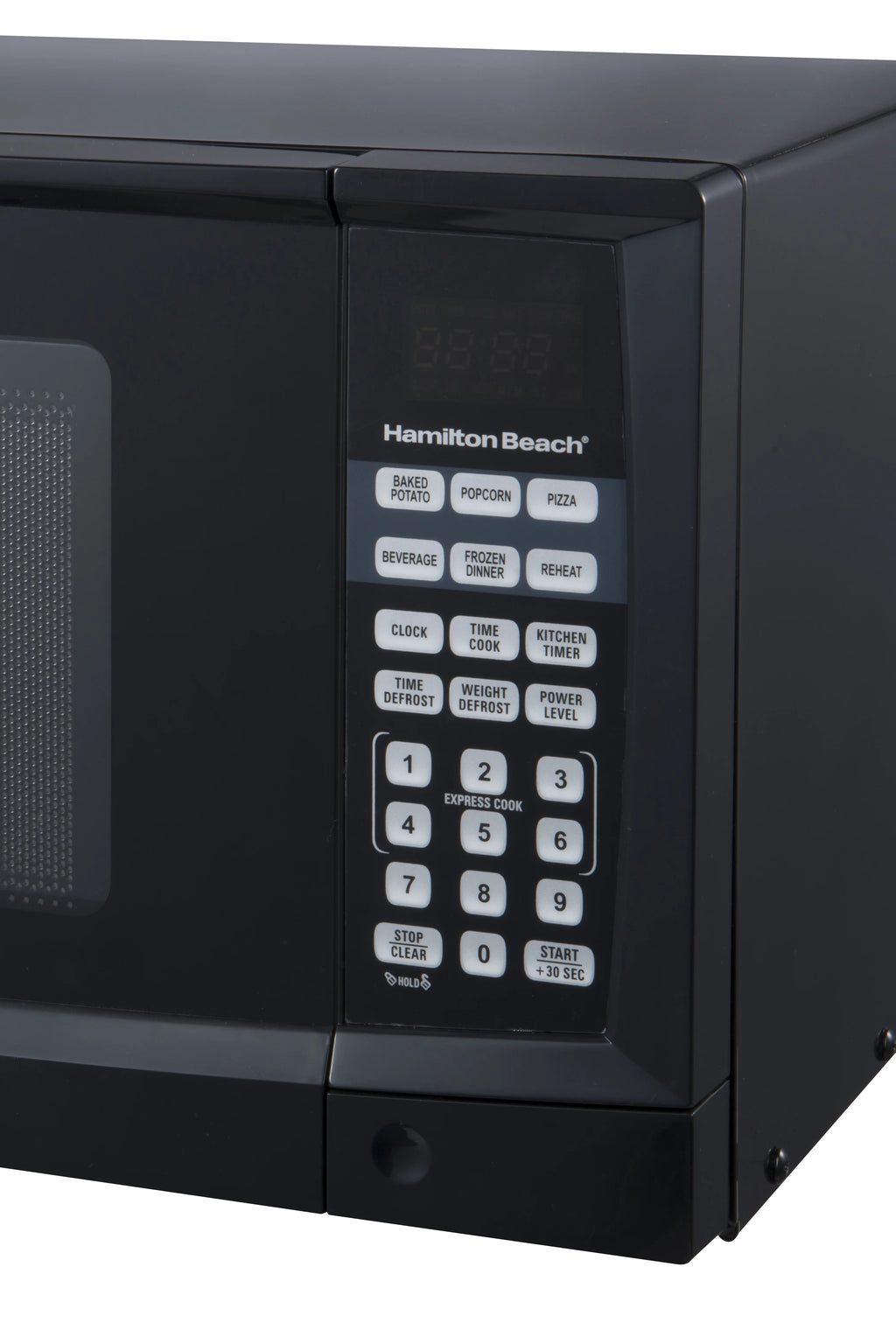 Black Digital Microwave L19796