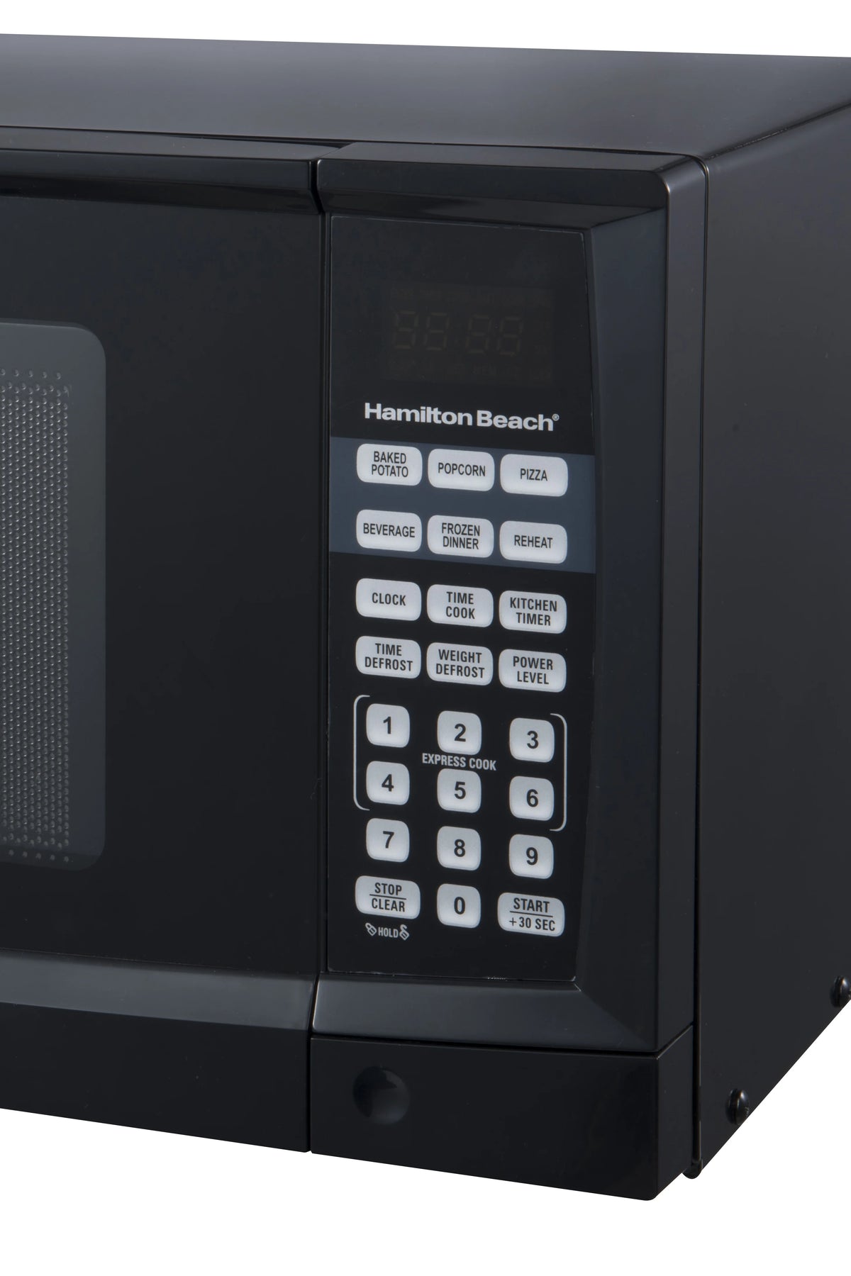 Black Digital Microwave L19796