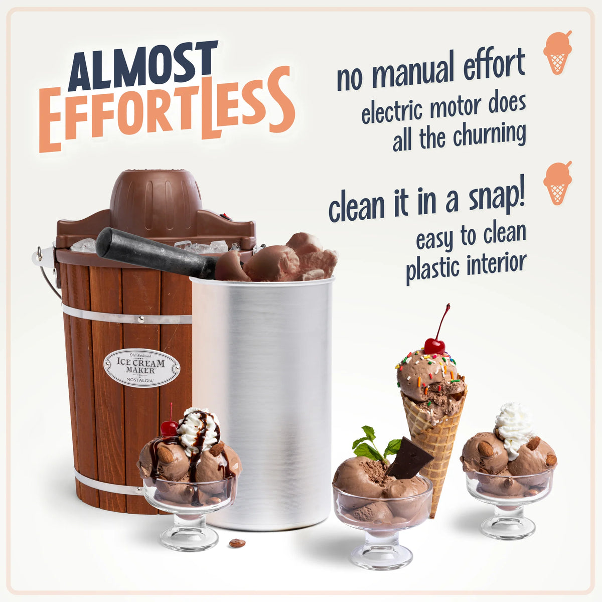 6-Quart Electric Ice Cream Maker F875728