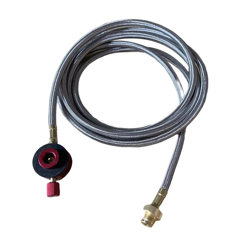 Camping Gas Refill Adapter with Burner Connector Hose C90007