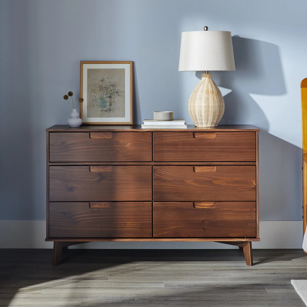 6 Drawer Solid Wood Dresser J517