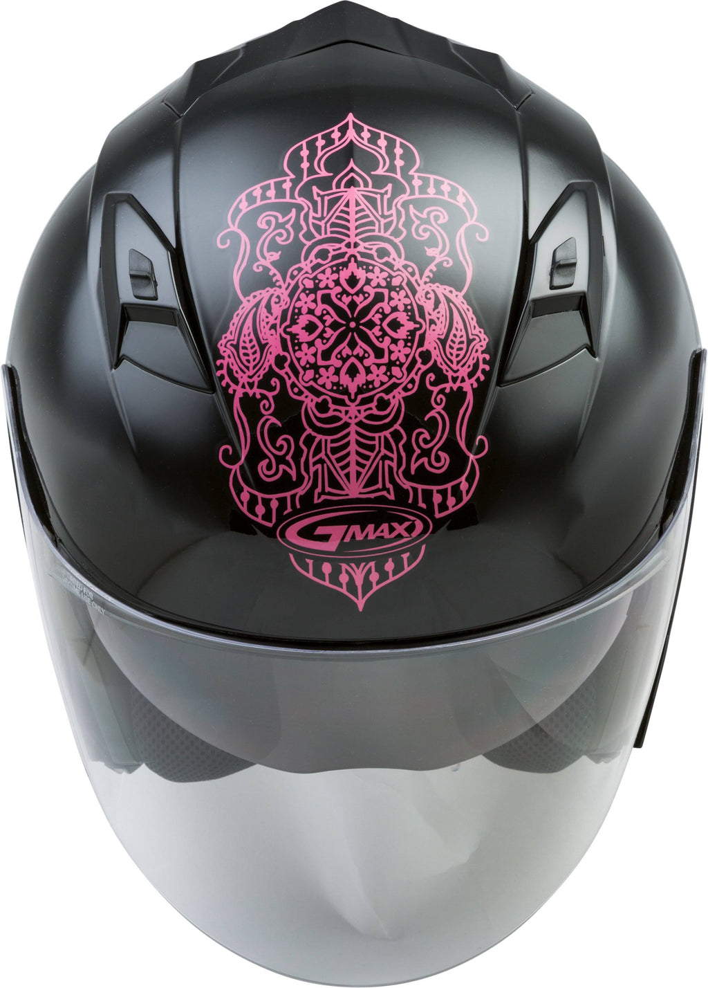 Open-Face Helmet Black/Pink U843931