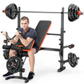 6 in 1 Adjustable Weight Bench with Leg Extension F498159