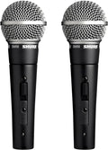 2 Pack SM58S Vocal Microphone with On/Off Switch E9808