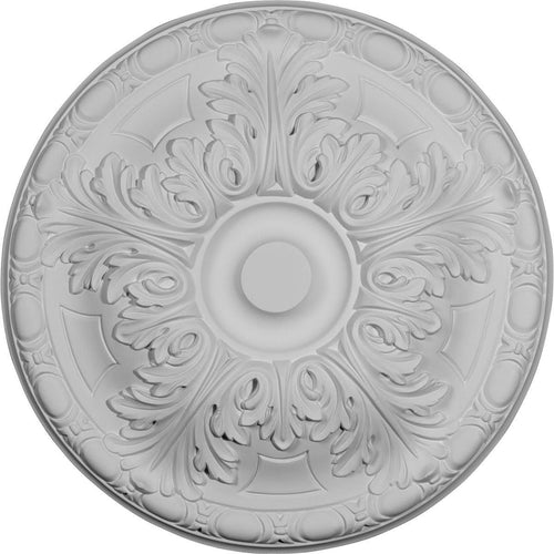 15 3/4 inch x 5/8 inch Hand-Painted Ceiling Medallion B425