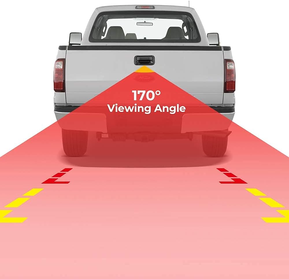 2005-2014 F150 F250 F350 F450 F550 Tailgate Handle Reverse Camera Pack of 2 H1484