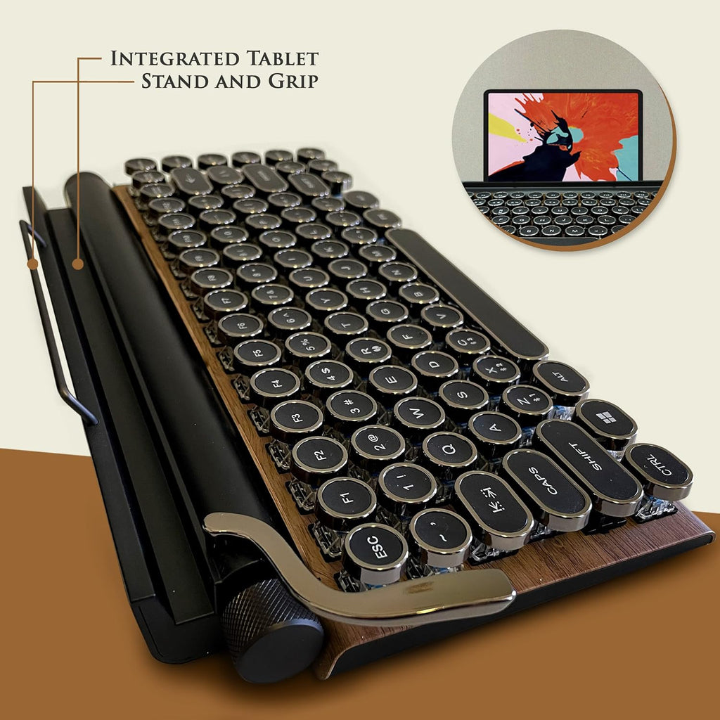 Wireless Mechanical Typewriter Keyboard G621