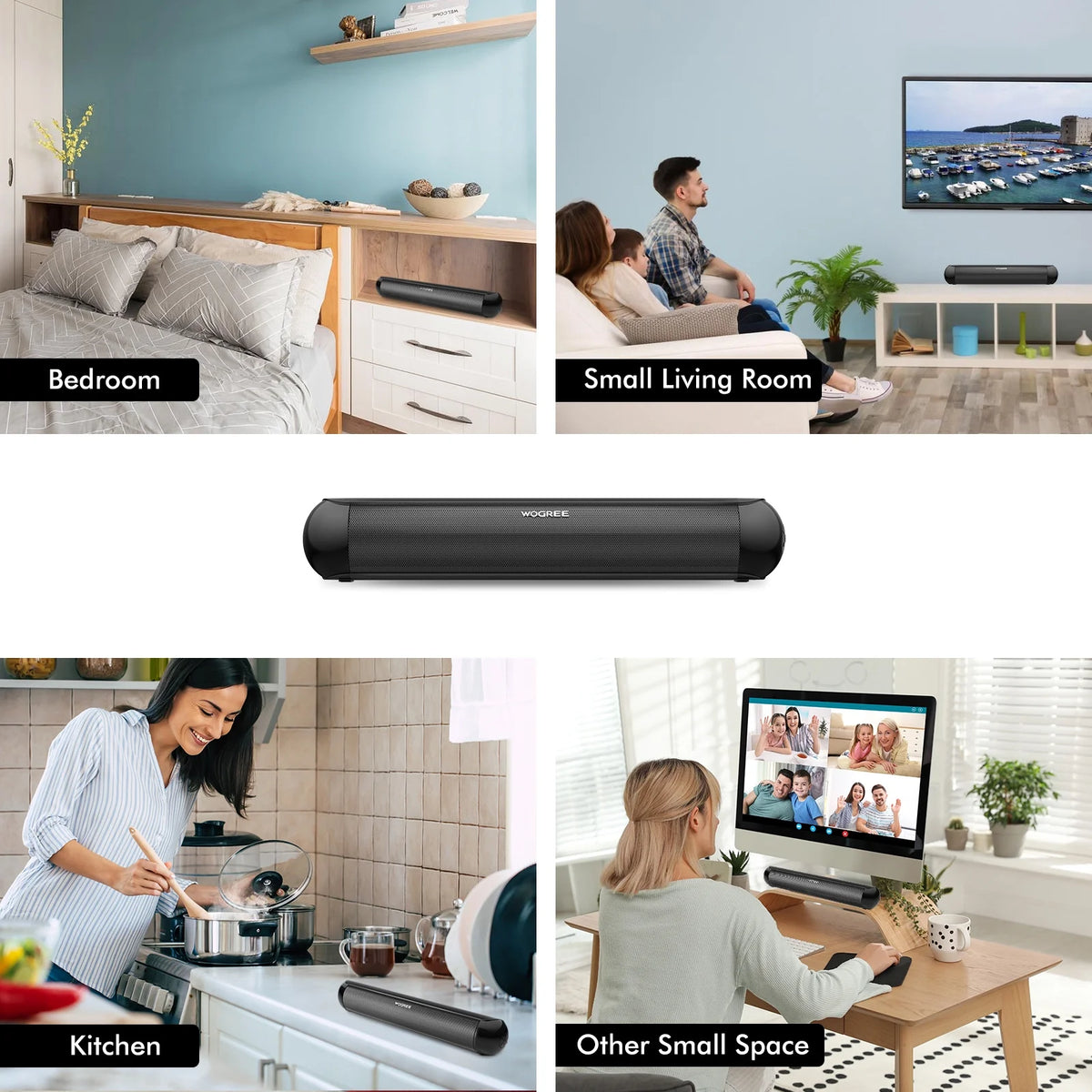 Small Soundbar with Subwoofer H8990