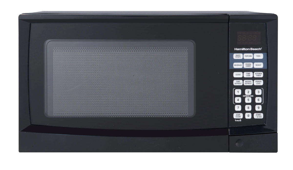 Black Digital Microwave L19796