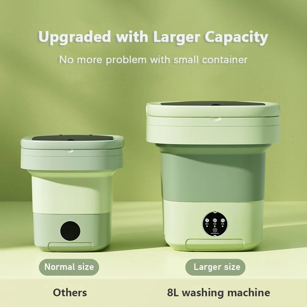 8L Portable Spin Dryer with Drain Hose V37576