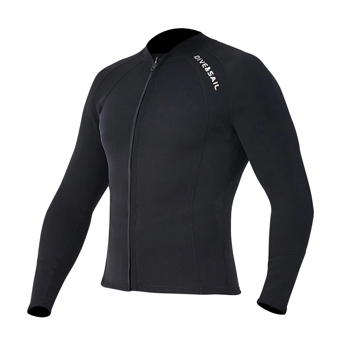 2mm Neoprene Front Zipper Wetsuits Jacket Long Sleeves Y832