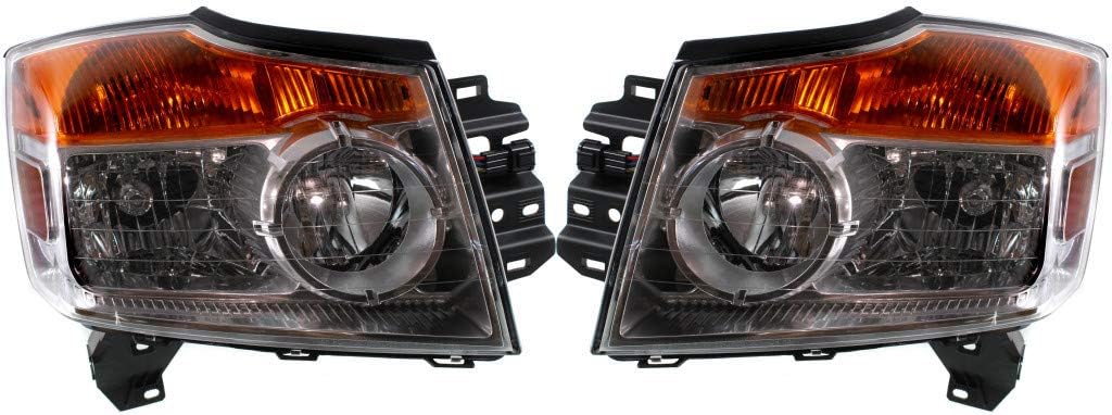 Headlight Assembly for Nissan Armada 2008-2012 Driver and Passenger Side X211188