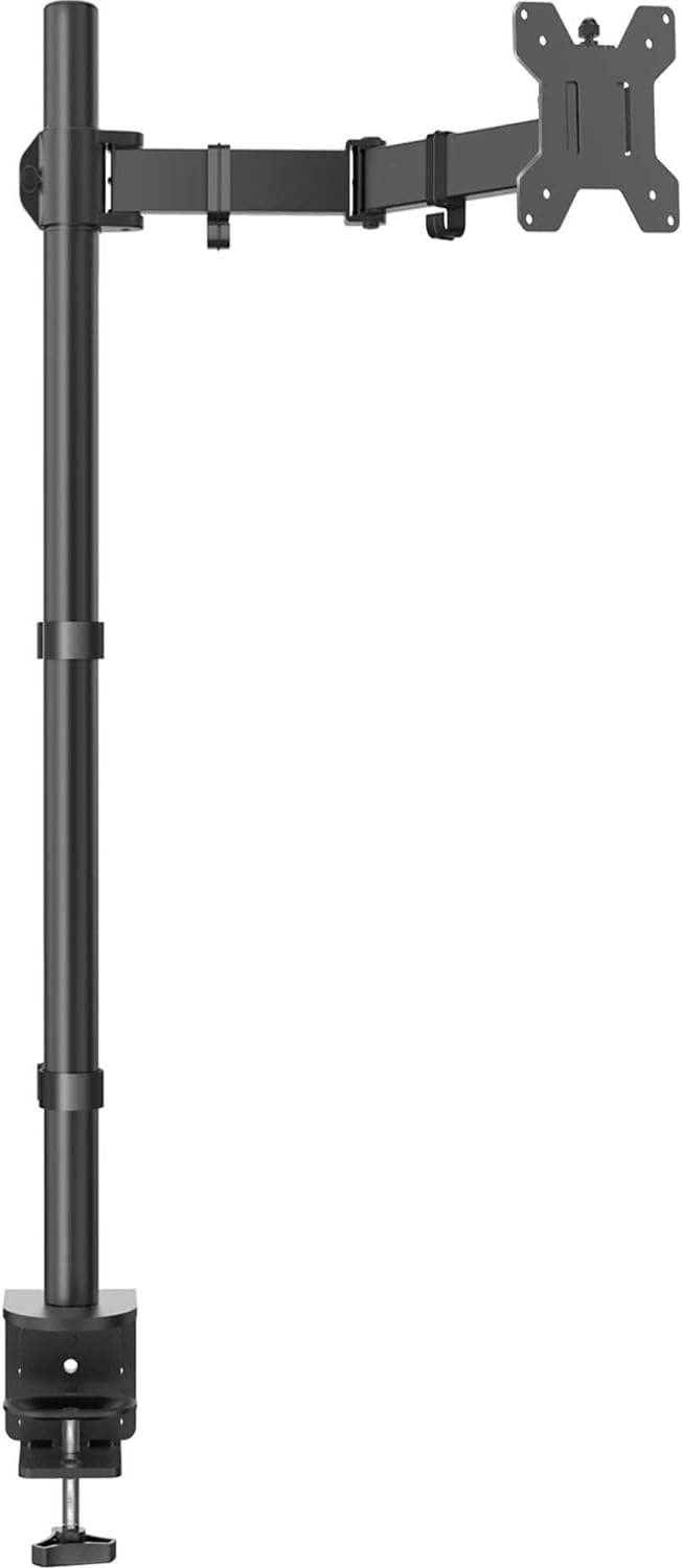 Single Monitor Mount 13-35 Inch, 39 Inch Tall, Fully Adjustable Arm, Pack of 2 J711