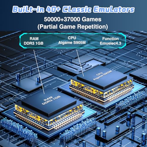 4K HD Game Stick with 128+256G TF Cards and Dual Controllers A165