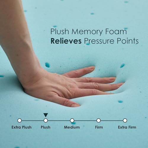 5 Inch Gel Memory Foam Medium-Firm Mattress Full F97349