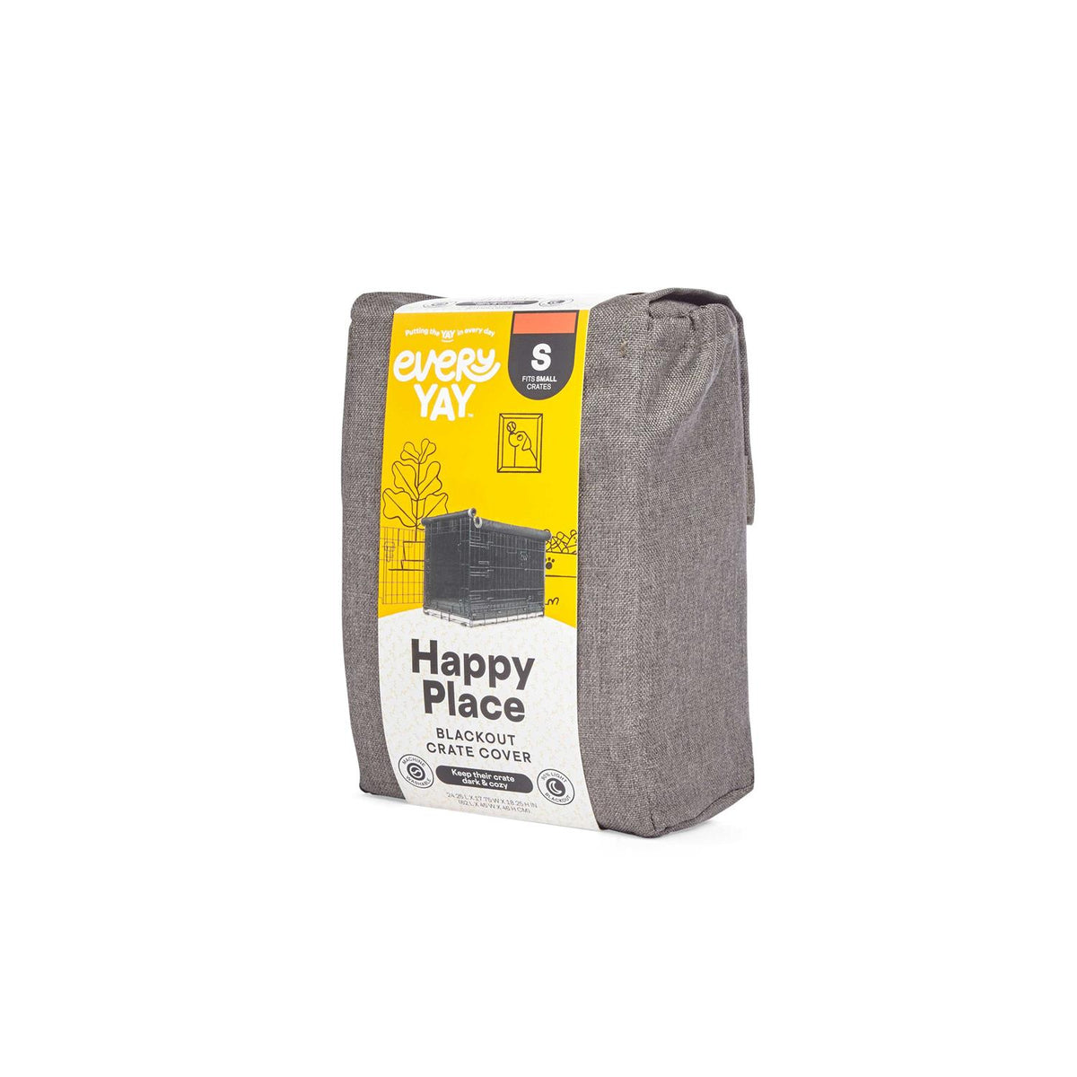 Grey Dog Crate Cover H486