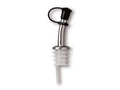 Chrome Plated Bottle Pourer with Cap and Plastic Cork C7478