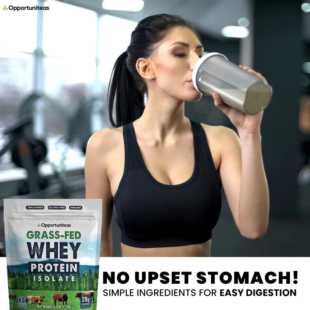 Unflavored Grass Fed Whey Protein Isolate 5 lbs M84576