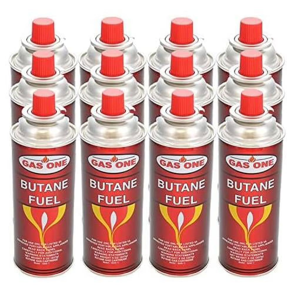 12 Pack 8Oz Camping Fuel Canisters Q294552