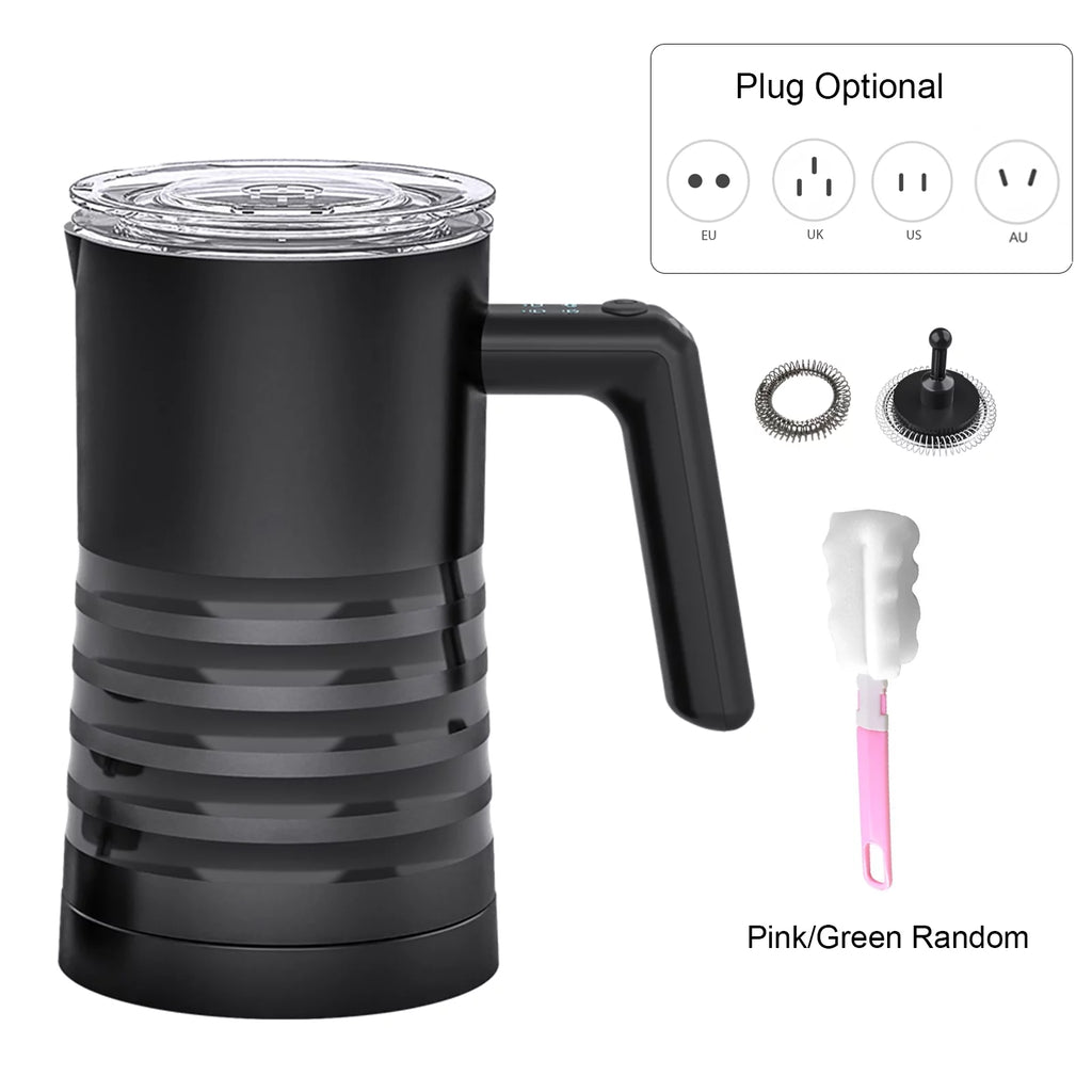 4 in 1 Electric Milk Frother Steamer 580ml Stainless Steel R98779