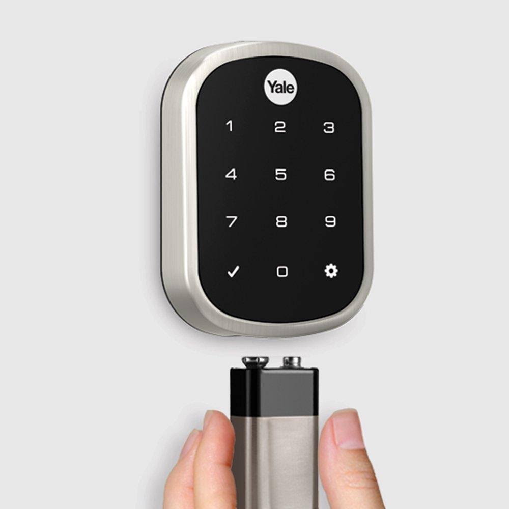 Satin Nickel Key Free Touchscreen Deadbolt I68732